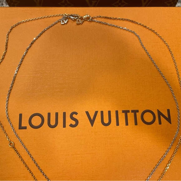 Louis Vuitton Swarovski Crystal Tiered Spiky Valentine Necklace - Picture 9 of 9